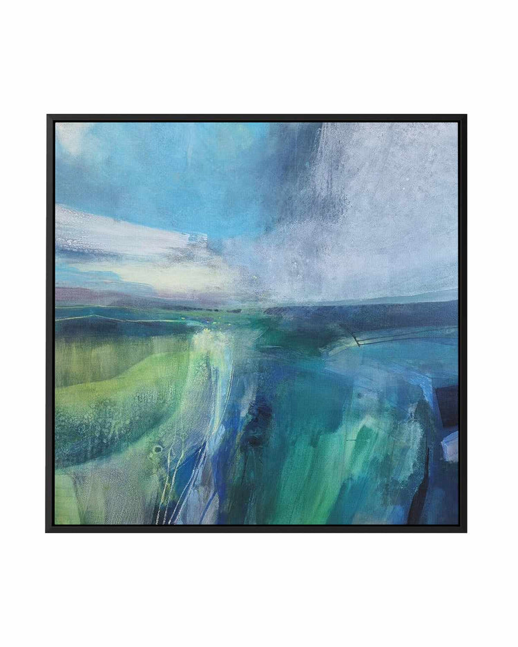 Viridescent Valley II by Andrew Kinmont | Framed Canvas Art Print