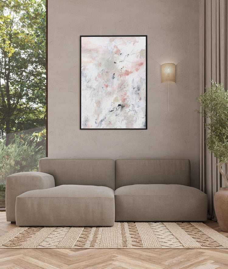 Abstract Blush II | Framed Canvas-CANVAS-You can shop wall art online with CANVAS Art Print Co for everything from abstract art to fun kids wall art. Our beautiful modern art prints and canvas art are available from large canvas prints to wall art paintings and our proudly Australian artwork collection offers only the highest quality framed large wall art and canvas art Australia - You can buy fashion photography prints or Hampton print posters and paintings on canvas from CANVAS Art Print Co and have the