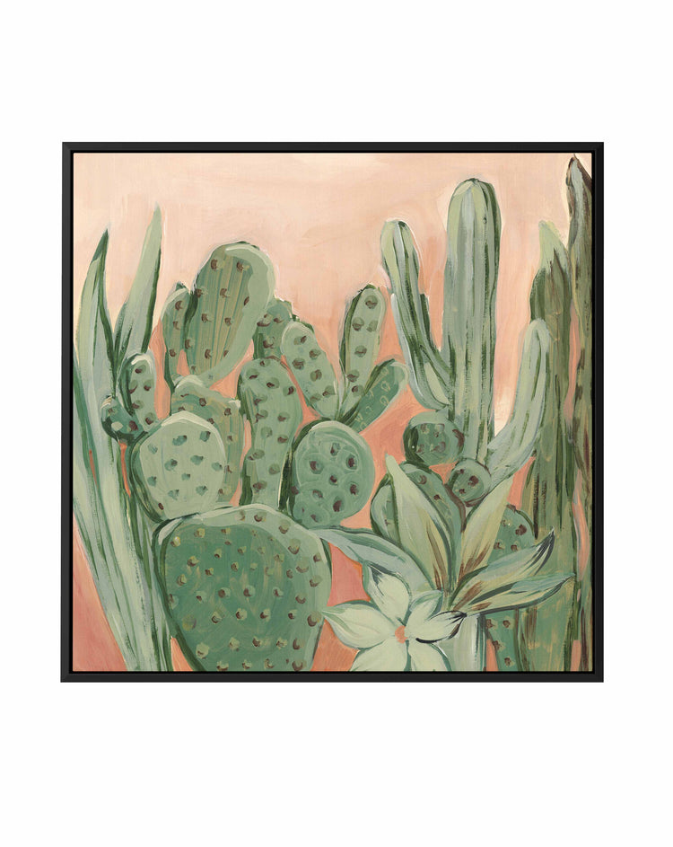 Cactus SQ Framed Canvas-CANVAS-You can shop wall art online with CANVAS Art Print Co for everything from abstract art to fun kids wall art. Our beautiful modern art prints and canvas art are available from large canvas prints to wall art paintings and our proudly Australian artwork collection offers only the highest quality framed large wall art and canvas art Australia - You can buy fashion photography prints or Hampton print posters and paintings on canvas from CANVAS Art Print Co and have them delivere