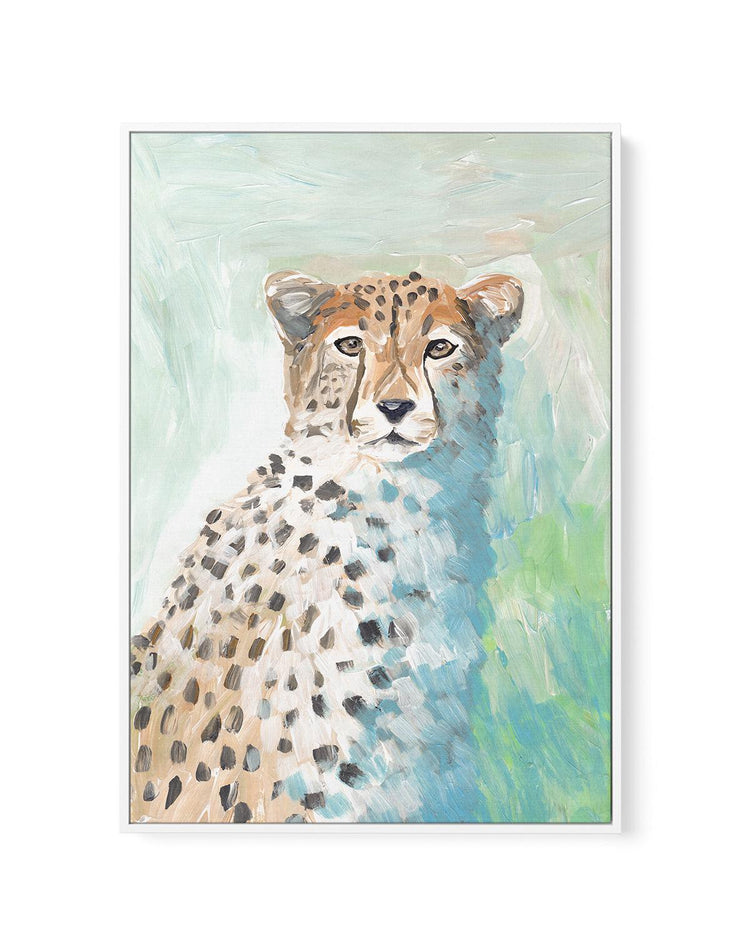 Cheetah | Framed Canvas-CANVAS-You can shop wall art online with CANVAS Art Print Co for everything from abstract art to fun kids wall art. Our beautiful modern art prints and canvas art are available from large canvas prints to wall art paintings and our proudly Australian artwork collection offers only the highest quality framed large wall art and canvas art Australia - You can buy fashion photography prints or Hampton print posters and paintings on canvas from CANVAS Art Print Co and have them delivere