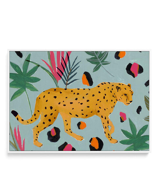 Cheetah II | Framed Canvas-CANVAS-You can shop wall art online with CANVAS Art Print Co for everything from abstract art to fun kids wall art. Our beautiful modern art prints and canvas art are available from large canvas prints to wall art paintings and our proudly Australian artwork collection offers only the highest quality framed large wall art and canvas art Australia - You can buy fashion photography prints or Hampton print posters and paintings on canvas from CANVAS Art Print Co and have them deliv