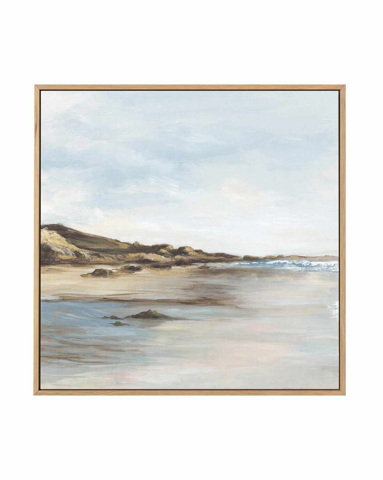 Coastal Memories II | Framed Canvas Art Print
