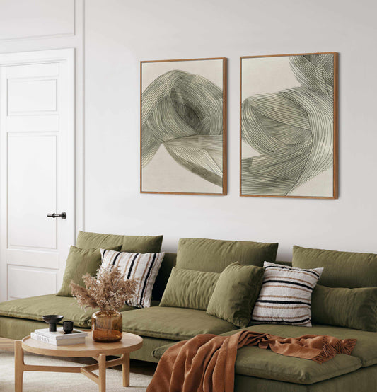 Entwined Lines I | Framed Canvas-CANVAS-You can shop wall art online with CANVAS Art Print Co for everything from abstract art to fun kids wall art. Our beautiful modern art prints and canvas art are available from large canvas prints to wall art paintings and our proudly Australian artwork collection offers only the highest quality framed large wall art and canvas art Australia - You can buy fashion photography prints or Hampton print posters and paintings on canvas from CANVAS Art Print Co and have them