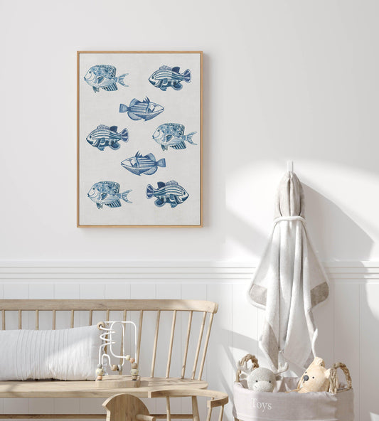 Marine Study 'Fish' | Framed Canvas-CANVAS-You can shop wall art online with CANVAS Art Print Co for everything from abstract art to fun kids wall art. Our beautiful modern art prints and canvas art are available from large canvas prints to wall art paintings and our proudly Australian artwork collection offers only the highest quality framed large wall art and canvas art Australia - You can buy fashion photography prints or Hampton print posters and paintings on canvas from CANVAS Art Print Co and have t