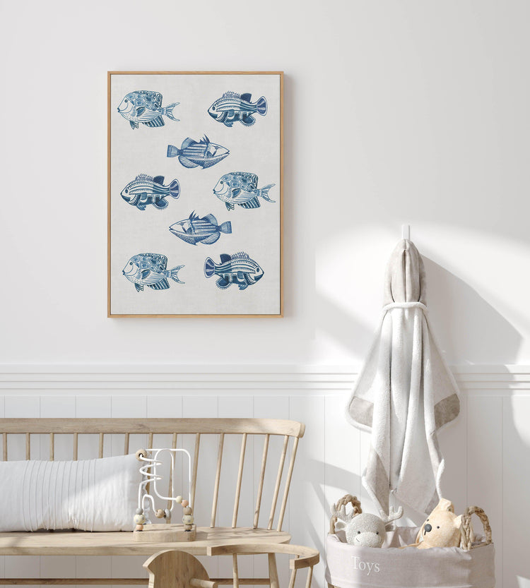 Marine Study 'Fish' | Framed Canvas-CANVAS-You can shop wall art online with CANVAS Art Print Co for everything from abstract art to fun kids wall art. Our beautiful modern art prints and canvas art are available from large canvas prints to wall art paintings and our proudly Australian artwork collection offers only the highest quality framed large wall art and canvas art Australia - You can buy fashion photography prints or Hampton print posters and paintings on canvas from CANVAS Art Print Co and have t