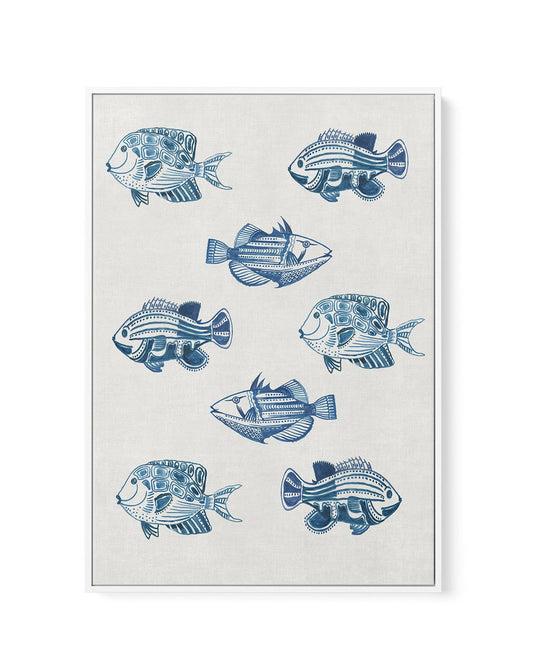 Marine Study 'Fish' | Framed Canvas-CANVAS-You can shop wall art online with CANVAS Art Print Co for everything from abstract art to fun kids wall art. Our beautiful modern art prints and canvas art are available from large canvas prints to wall art paintings and our proudly Australian artwork collection offers only the highest quality framed large wall art and canvas art Australia - You can buy fashion photography prints or Hampton print posters and paintings on canvas from CANVAS Art Print Co and have t