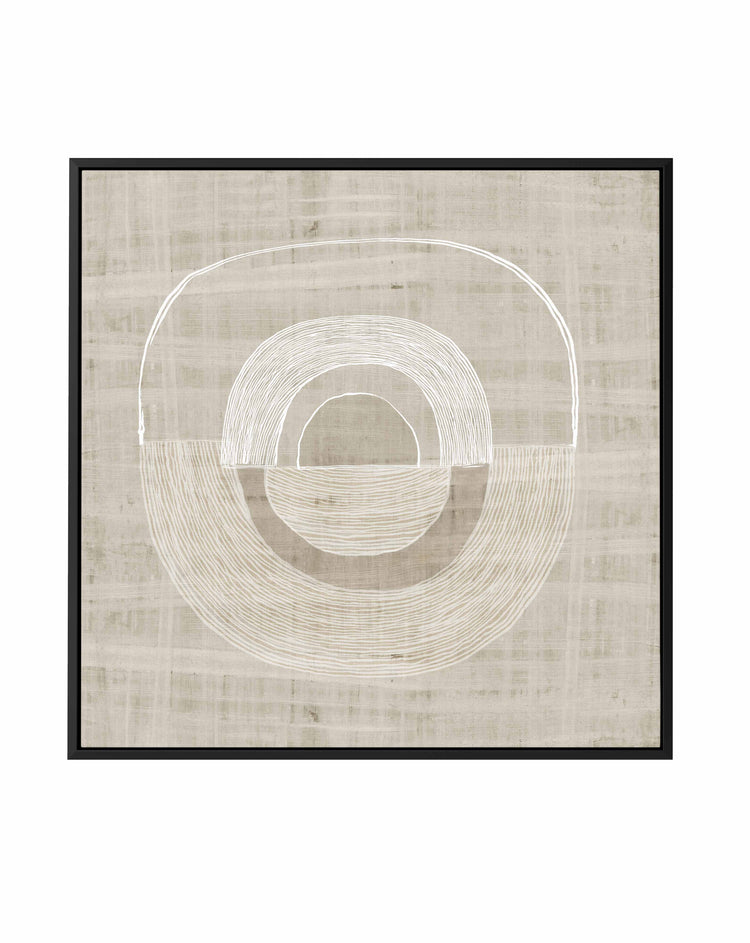Neutral Lines I SQ Framed Canvas-CANVAS-You can shop wall art online with CANVAS Art Print Co for everything from abstract art to fun kids wall art. Our beautiful modern art prints and canvas art are available from large canvas prints to wall art paintings and our proudly Australian artwork collection offers only the highest quality framed large wall art and canvas art Australia - You can buy fashion photography prints or Hampton print posters and paintings on canvas from CANVAS Art Print Co and have them