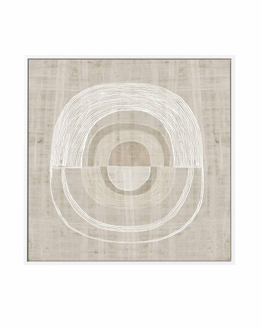 Neutral Lines II SQ Framed Canvas-CANVAS-You can shop wall art online with CANVAS Art Print Co for everything from abstract art to fun kids wall art. Our beautiful modern art prints and canvas art are available from large canvas prints to wall art paintings and our proudly Australian artwork collection offers only the highest quality framed large wall art and canvas art Australia - You can buy fashion photography prints or Hampton print posters and paintings on canvas from CANVAS Art Print Co and have the