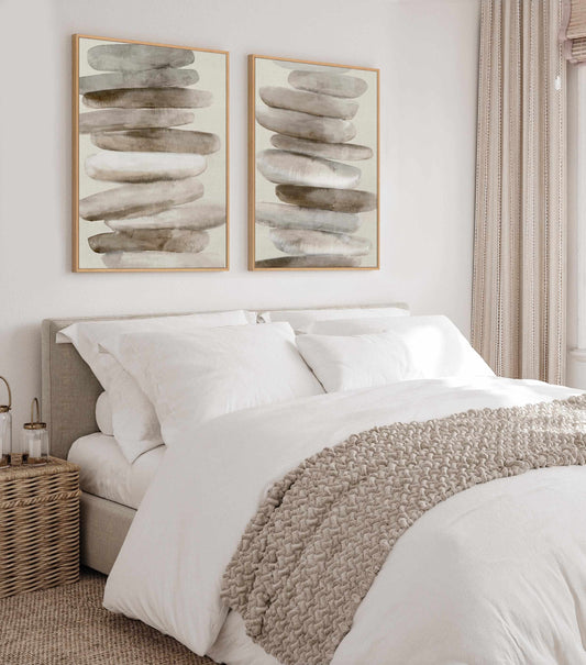 Pebble II | Framed Canvas-CANVAS-You can shop wall art online with CANVAS Art Print Co for everything from abstract art to fun kids wall art. Our beautiful modern art prints and canvas art are available from large canvas prints to wall art paintings and our proudly Australian artwork collection offers only the highest quality framed large wall art and canvas art Australia - You can buy fashion photography prints or Hampton print posters and paintings on canvas from CANVAS Art Print Co and have them delive