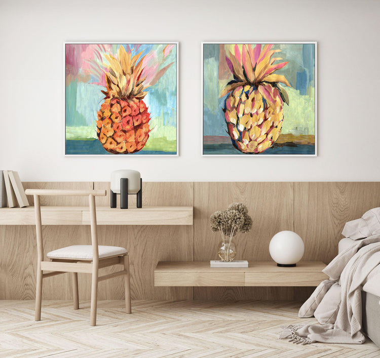 Pineapple Study No 1 SQ Framed Canvas-CANVAS-You can shop wall art online with CANVAS Art Print Co for everything from abstract art to fun kids wall art. Our beautiful modern art prints and canvas art are available from large canvas prints to wall art paintings and our proudly Australian artwork collection offers only the highest quality framed large wall art and canvas art Australia - You can buy fashion photography prints or Hampton print posters and paintings on canvas from CANVAS Art Print Co and have