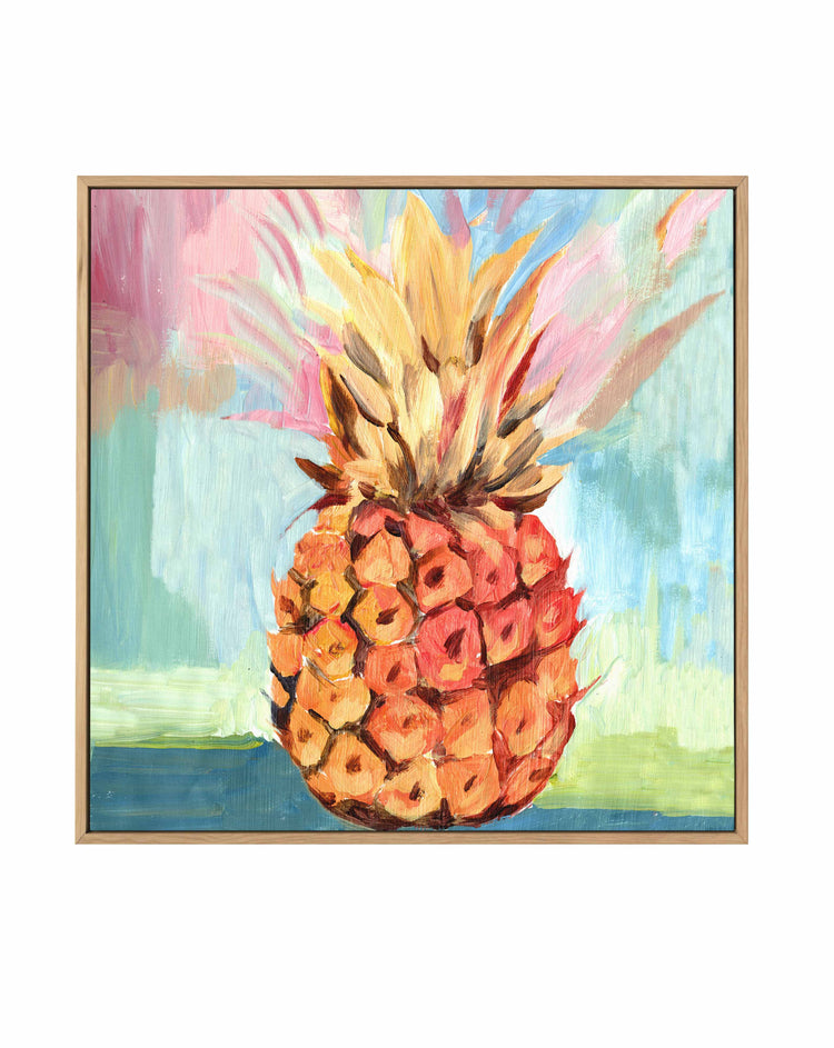 Pineapple Study No 1 SQ Framed Canvas-CANVAS-You can shop wall art online with CANVAS Art Print Co for everything from abstract art to fun kids wall art. Our beautiful modern art prints and canvas art are available from large canvas prints to wall art paintings and our proudly Australian artwork collection offers only the highest quality framed large wall art and canvas art Australia - You can buy fashion photography prints or Hampton print posters and paintings on canvas from CANVAS Art Print Co and have