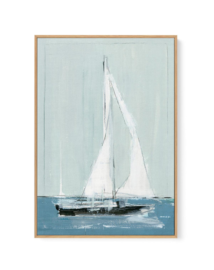 Sailing I | Framed Canvas-CANVAS-You can shop wall art online with CANVAS Art Print Co for everything from abstract art to fun kids wall art. Our beautiful modern art prints and canvas art are available from large canvas prints to wall art paintings and our proudly Australian artwork collection offers only the highest quality framed large wall art and canvas art Australia - You can buy fashion photography prints or Hampton print posters and paintings on canvas from CANVAS Art Print Co and have them delive