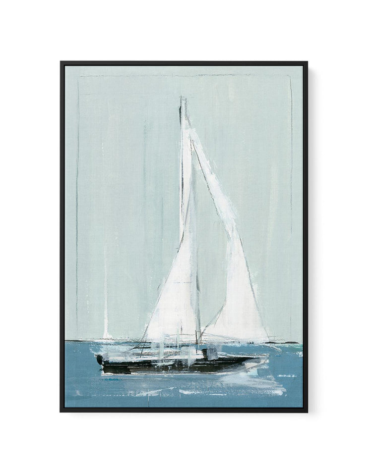 Sailing I | Framed Canvas-CANVAS-You can shop wall art online with CANVAS Art Print Co for everything from abstract art to fun kids wall art. Our beautiful modern art prints and canvas art are available from large canvas prints to wall art paintings and our proudly Australian artwork collection offers only the highest quality framed large wall art and canvas art Australia - You can buy fashion photography prints or Hampton print posters and paintings on canvas from CANVAS Art Print Co and have them delive