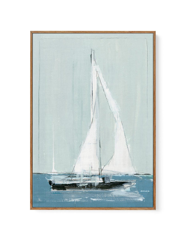 Sailing I | Framed Canvas-CANVAS-You can shop wall art online with CANVAS Art Print Co for everything from abstract art to fun kids wall art. Our beautiful modern art prints and canvas art are available from large canvas prints to wall art paintings and our proudly Australian artwork collection offers only the highest quality framed large wall art and canvas art Australia - You can buy fashion photography prints or Hampton print posters and paintings on canvas from CANVAS Art Print Co and have them delive