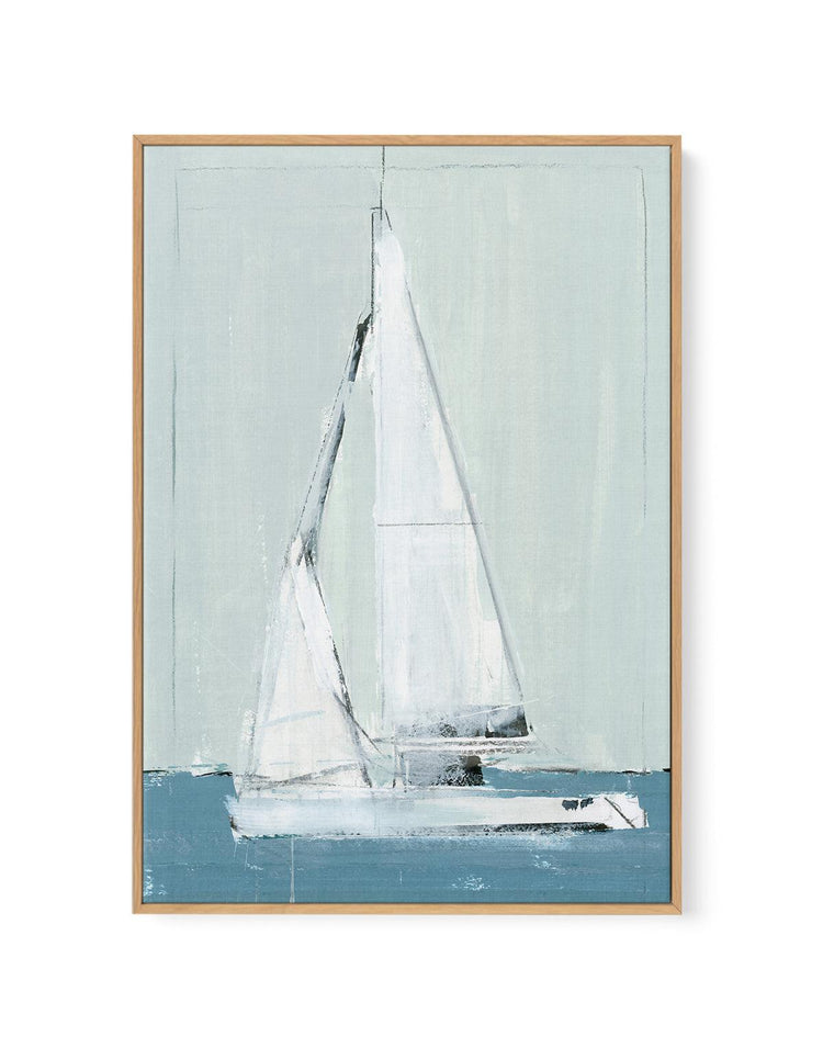 Sailing II | Framed Canvas-CANVAS-You can shop wall art online with CANVAS Art Print Co for everything from abstract art to fun kids wall art. Our beautiful modern art prints and canvas art are available from large canvas prints to wall art paintings and our proudly Australian artwork collection offers only the highest quality framed large wall art and canvas art Australia - You can buy fashion photography prints or Hampton print posters and paintings on canvas from CANVAS Art Print Co and have them deliv