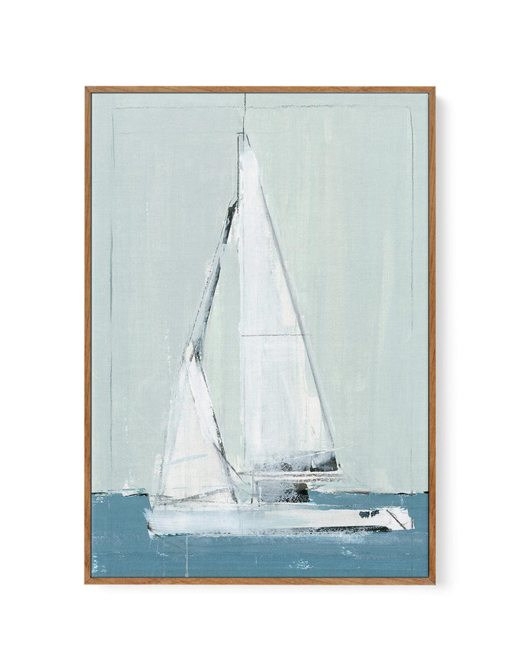 Sailing II | Framed Canvas-CANVAS-You can shop wall art online with CANVAS Art Print Co for everything from abstract art to fun kids wall art. Our beautiful modern art prints and canvas art are available from large canvas prints to wall art paintings and our proudly Australian artwork collection offers only the highest quality framed large wall art and canvas art Australia - You can buy fashion photography prints or Hampton print posters and paintings on canvas from CANVAS Art Print Co and have them deliv