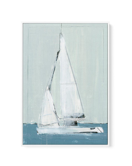 Sailing II | Framed Canvas-CANVAS-You can shop wall art online with CANVAS Art Print Co for everything from abstract art to fun kids wall art. Our beautiful modern art prints and canvas art are available from large canvas prints to wall art paintings and our proudly Australian artwork collection offers only the highest quality framed large wall art and canvas art Australia - You can buy fashion photography prints or Hampton print posters and paintings on canvas from CANVAS Art Print Co and have them deliv