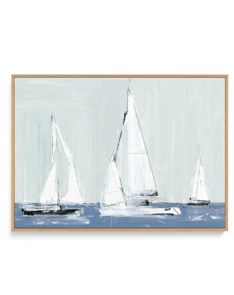 Sailing III | Framed Canvas-CANVAS-You can shop wall art online with CANVAS Art Print Co for everything from abstract art to fun kids wall art. Our beautiful modern art prints and canvas art are available from large canvas prints to wall art paintings and our proudly Australian artwork collection offers only the highest quality framed large wall art and canvas art Australia - You can buy fashion photography prints or Hampton print posters and paintings on canvas from CANVAS Art Print Co and have them deli
