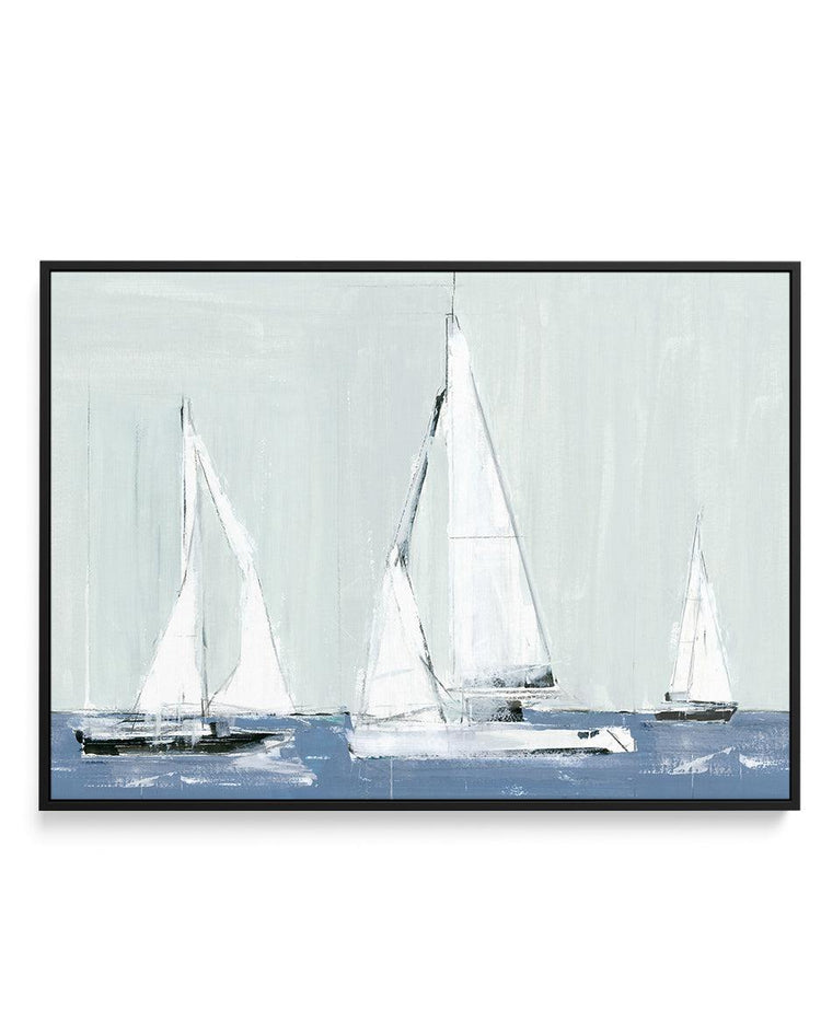 Sailing III | Framed Canvas-CANVAS-You can shop wall art online with CANVAS Art Print Co for everything from abstract art to fun kids wall art. Our beautiful modern art prints and canvas art are available from large canvas prints to wall art paintings and our proudly Australian artwork collection offers only the highest quality framed large wall art and canvas art Australia - You can buy fashion photography prints or Hampton print posters and paintings on canvas from CANVAS Art Print Co and have them deli