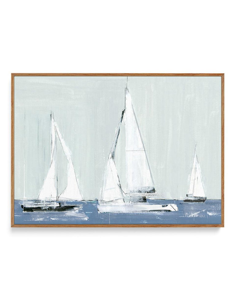 Sailing III | Framed Canvas-CANVAS-You can shop wall art online with CANVAS Art Print Co for everything from abstract art to fun kids wall art. Our beautiful modern art prints and canvas art are available from large canvas prints to wall art paintings and our proudly Australian artwork collection offers only the highest quality framed large wall art and canvas art Australia - You can buy fashion photography prints or Hampton print posters and paintings on canvas from CANVAS Art Print Co and have them deli