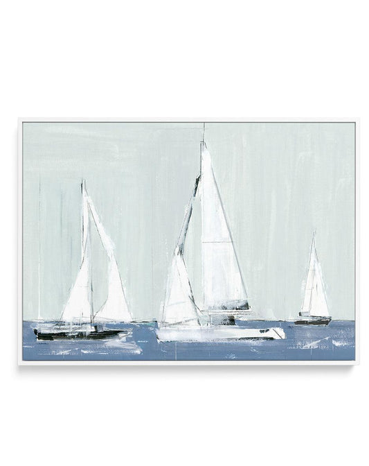 Sailing III | Framed Canvas-CANVAS-You can shop wall art online with CANVAS Art Print Co for everything from abstract art to fun kids wall art. Our beautiful modern art prints and canvas art are available from large canvas prints to wall art paintings and our proudly Australian artwork collection offers only the highest quality framed large wall art and canvas art Australia - You can buy fashion photography prints or Hampton print posters and paintings on canvas from CANVAS Art Print Co and have them deli