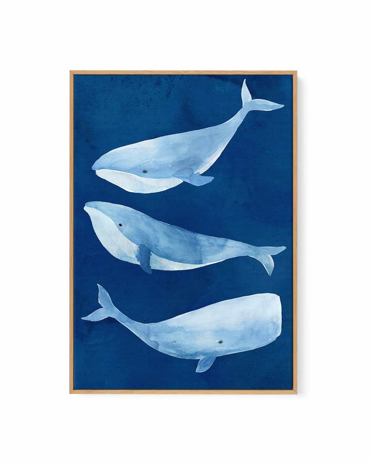 Silent Depth I | Framed Canvas Art Print