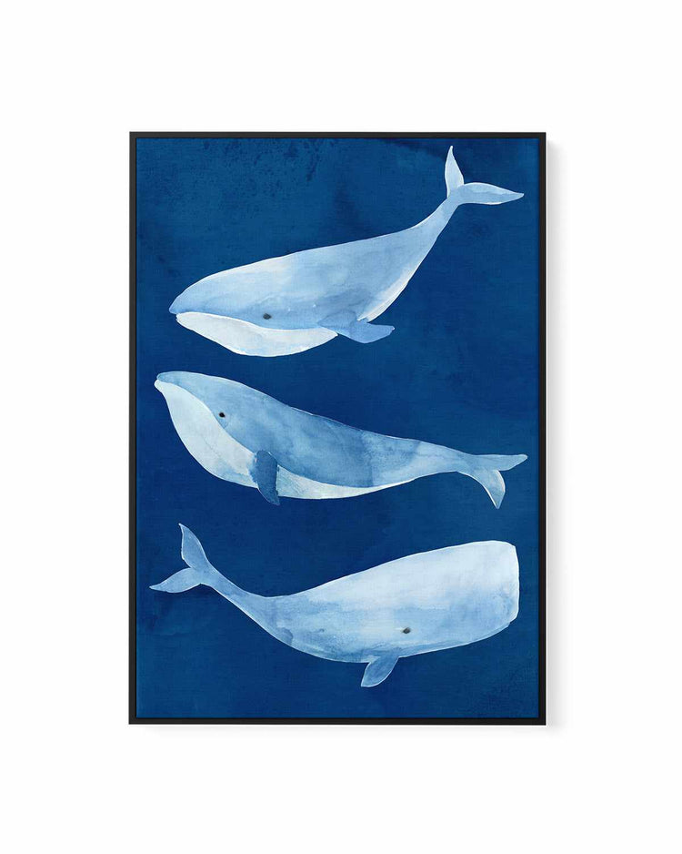 Silent Depth I | Framed Canvas Art Print