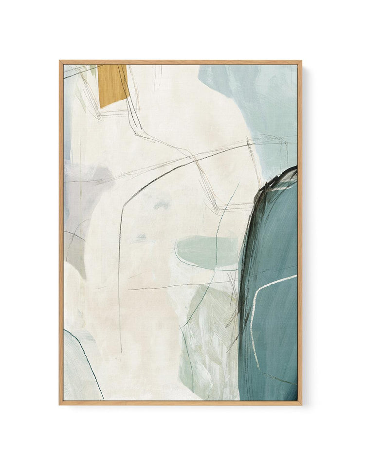 Sketches 'In Teal' No 2 | Framed Canvas-CANVAS-You can shop wall art online with CANVAS Art Print Co for everything from abstract art to fun kids wall art. Our beautiful modern art prints and canvas art are available from large canvas prints to wall art paintings and our proudly Australian artwork collection offers only the highest quality framed large wall art and canvas art Australia - You can buy fashion photography prints or Hampton print posters and paintings on canvas from CANVAS Art Print Co and ha