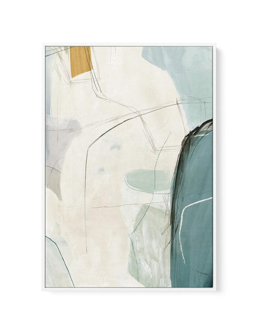 Sketches 'In Teal' No 2 | Framed Canvas-CANVAS-You can shop wall art online with CANVAS Art Print Co for everything from abstract art to fun kids wall art. Our beautiful modern art prints and canvas art are available from large canvas prints to wall art paintings and our proudly Australian artwork collection offers only the highest quality framed large wall art and canvas art Australia - You can buy fashion photography prints or Hampton print posters and paintings on canvas from CANVAS Art Print Co and ha