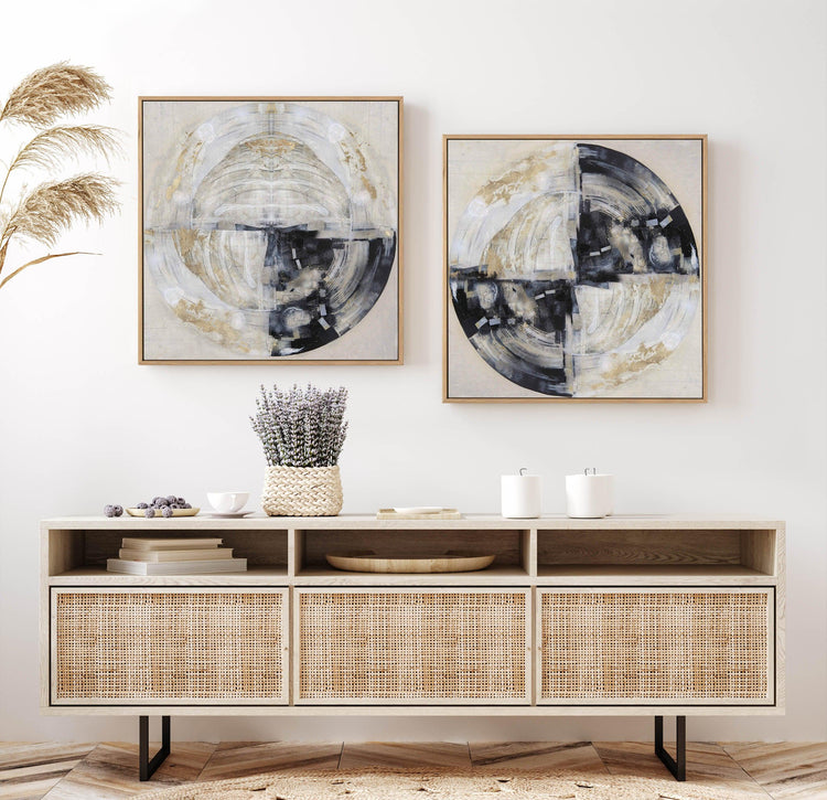 Symmetry II SQ Framed Canvas-CANVAS-You can shop wall art online with CANVAS Art Print Co for everything from abstract art to fun kids wall art. Our beautiful modern art prints and canvas art are available from large canvas prints to wall art paintings and our proudly Australian artwork collection offers only the highest quality framed large wall art and canvas art Australia - You can buy fashion photography prints or Hampton print posters and paintings on canvas from CANVAS Art Print Co and have them del