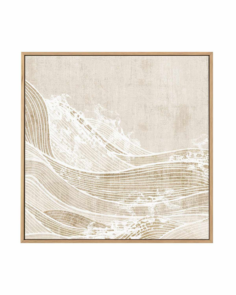 Tidal Waves I | Framed Canvas Art Print