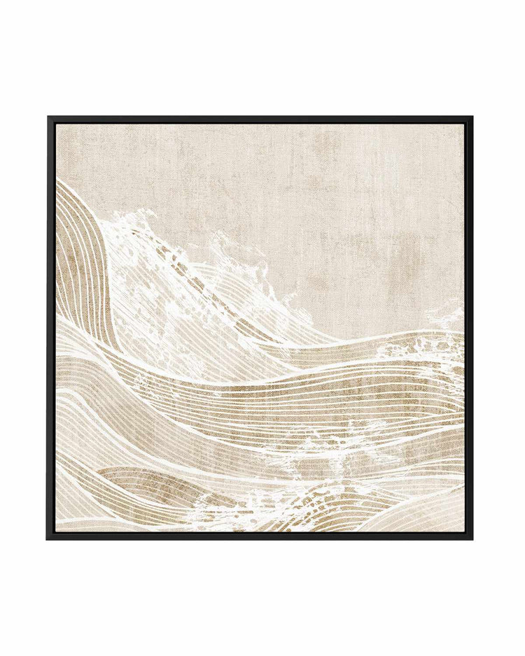 Tidal Waves I | Framed Canvas Art Print