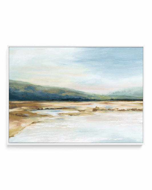 By the Water I | Framed Canvas Art Print