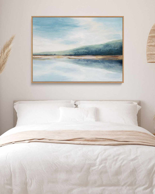 By the Water II | Framed Canvas Art Print