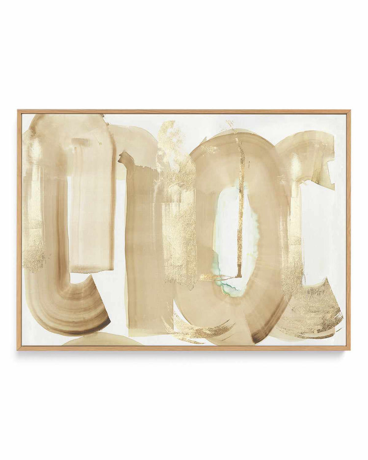 Caramelise | Framed Canvas Art Print