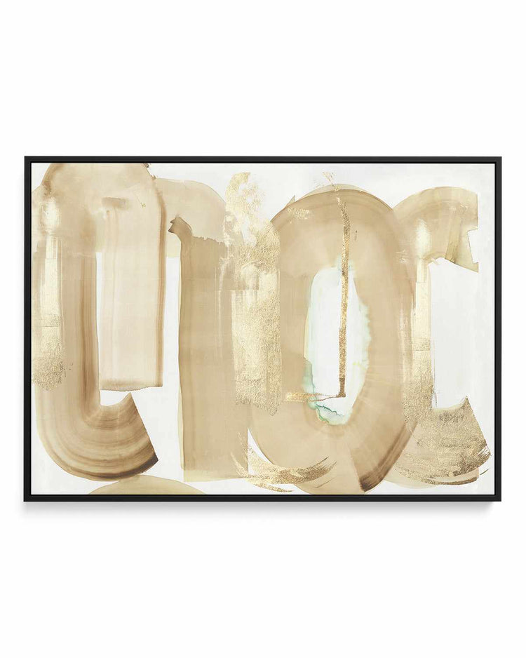 Caramelise | Framed Canvas Art Print