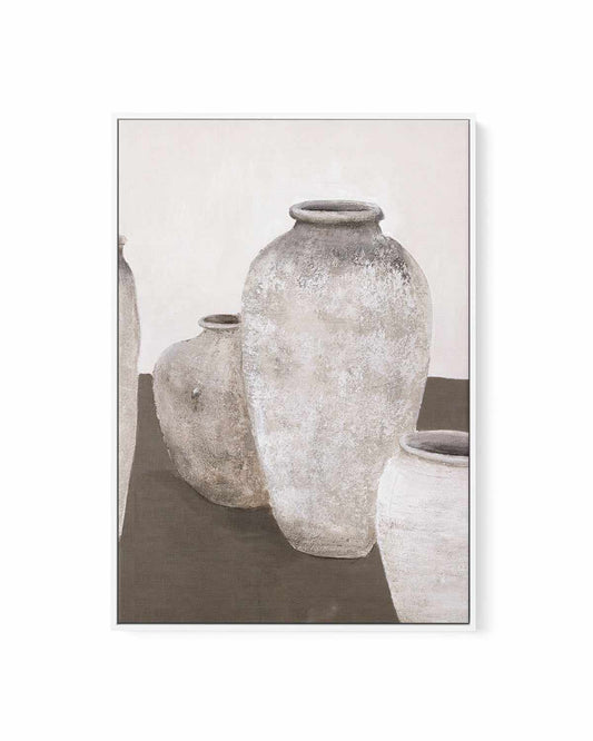 Ceramics II by Design Fabrikken | Framed Canvas Art Print