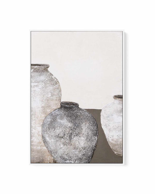 Ceramics I by Design Fabrikken | Framed Canvas Art Print