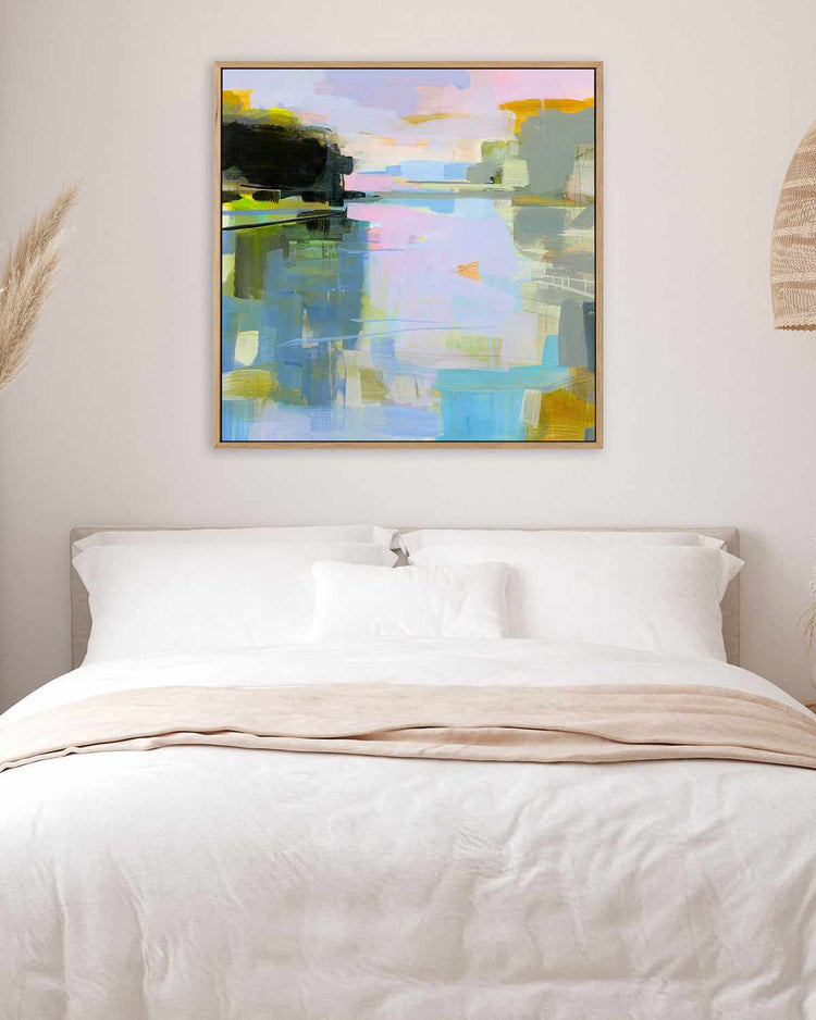 Chauncey Creek by Kathleen Robbins | Framed Canvas Art Print