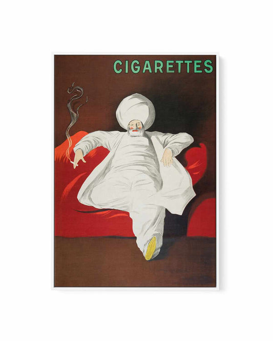 Cigarettes Vintage Poster | Framed Canvas Art Print
