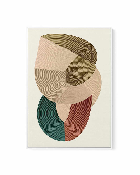 Fibers I by Design Fabrikken | Framed Canvas Art Print