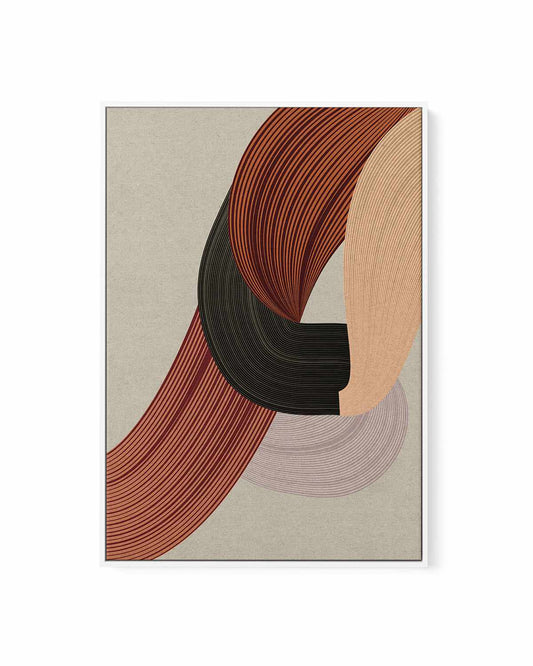 Fibers VI by Design Fabrikken | Framed Canvas Art Print