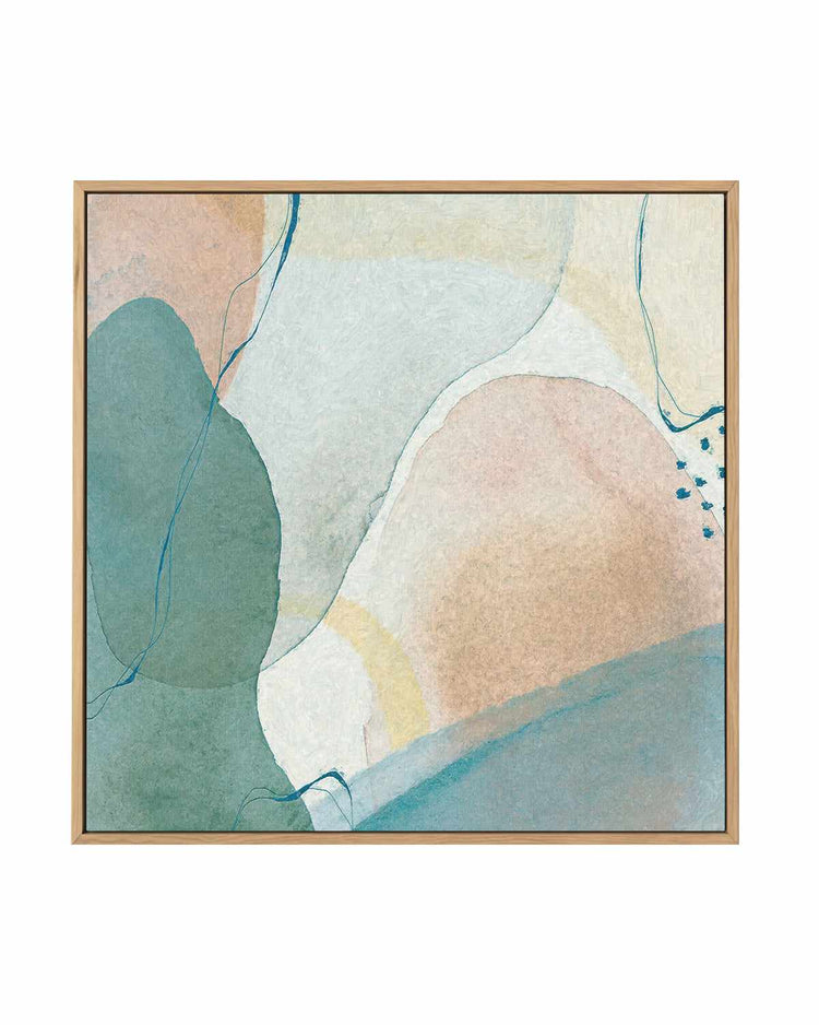 Inky Abstract I | Framed Canvas Art Print