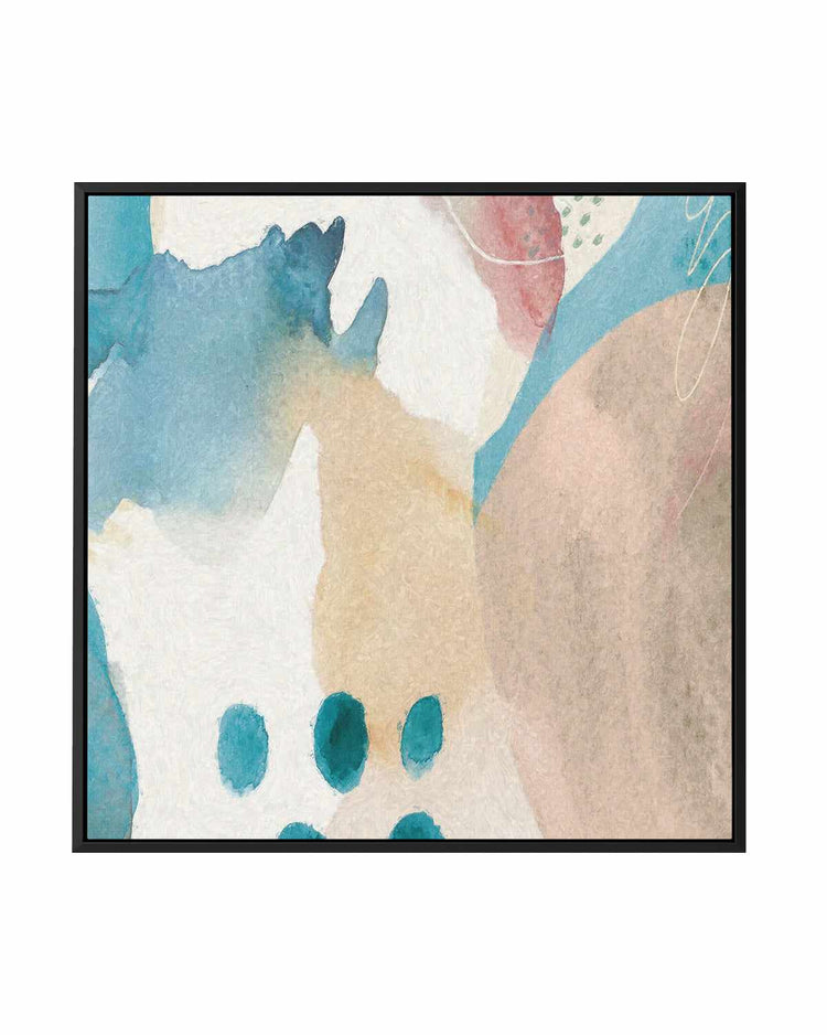 Inky Abstract II | Framed Canvas Art Print