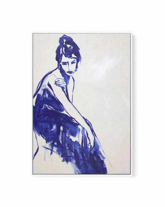 Just a Little While by Design Fabrikken | Framed Canvas Art Print