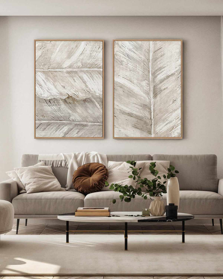 Leaf Overlay I | Framed Canvas Art Print