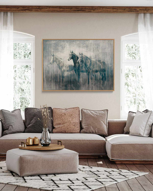 Marchpast | Framed Canvas Art Print