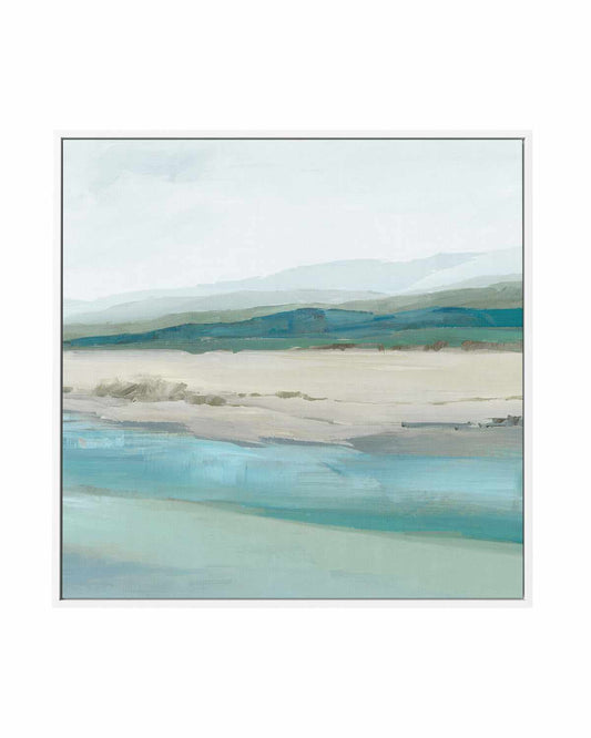 Misty Mornings Right SQ | Framed Canvas Art Print