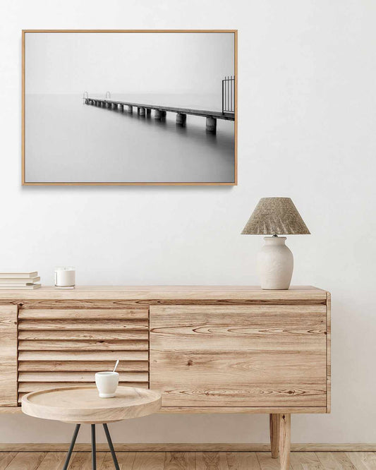 Nowhere by Design Fabrikken | Framed Canvas Art Print