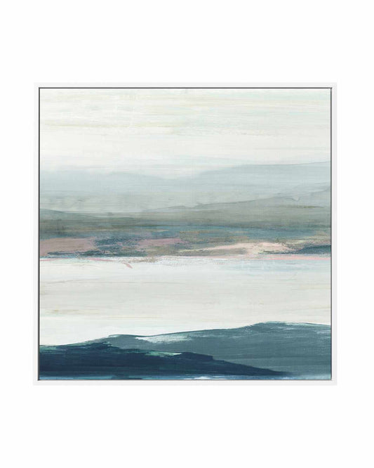 Peaceful Mind II Left SQ | Framed Canvas Art Print